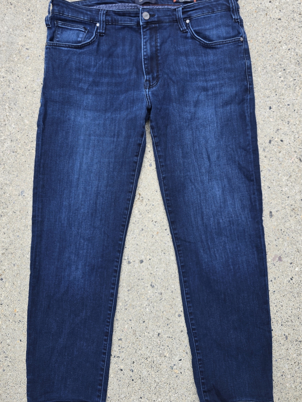 Heritage Men’s Slim Straight Jeans in Dark Indigo